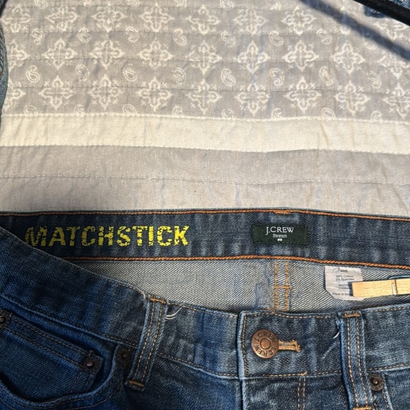 J Crew Women's Stretch Matchstick Denim Blue Jeans Size 30 S - Picture 7 of 9